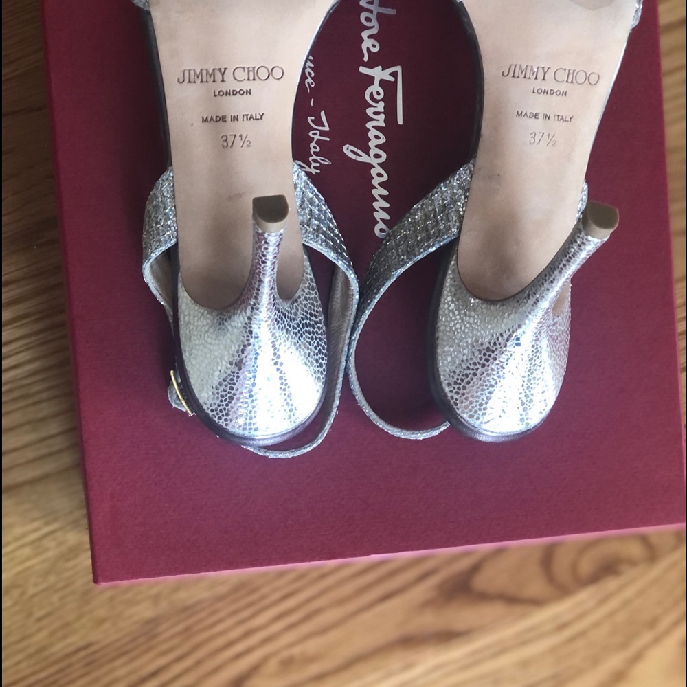 Jimmy Choo Sandals Glitter Shoes - Picture 10 of 11